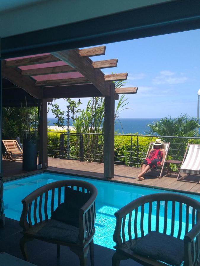 Suite Indigo Jacuzzi Prive Piscine Vue Mer Acces Cuisine Laverie سانت بيير المظهر الخارجي الصورة